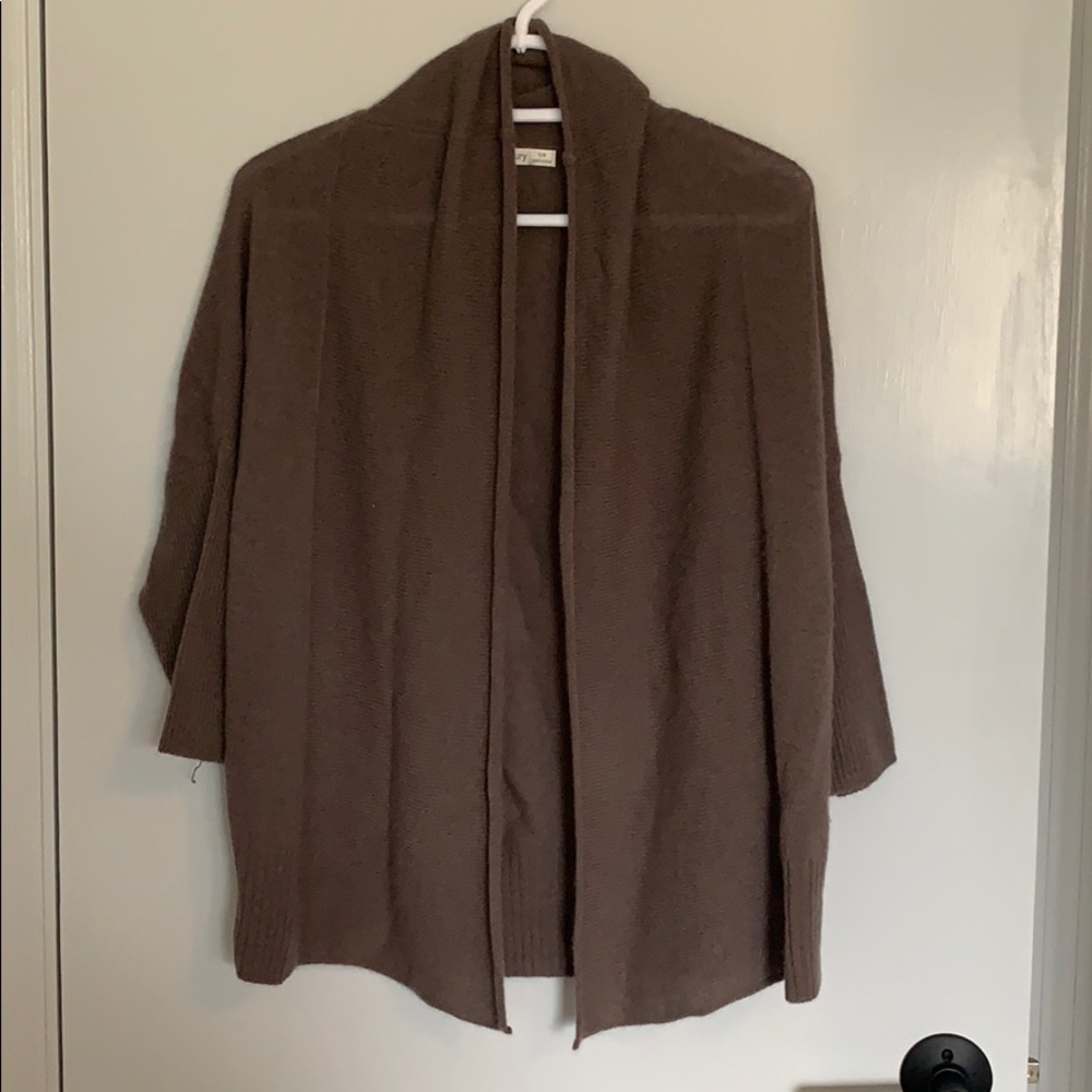 Open front sweater